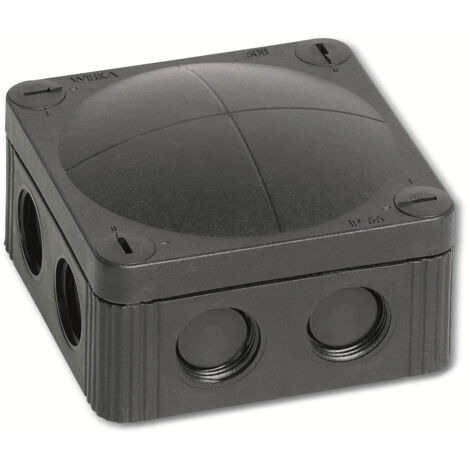 Boîte de dérivation WISKA COMBI 308 BK, IP66/67