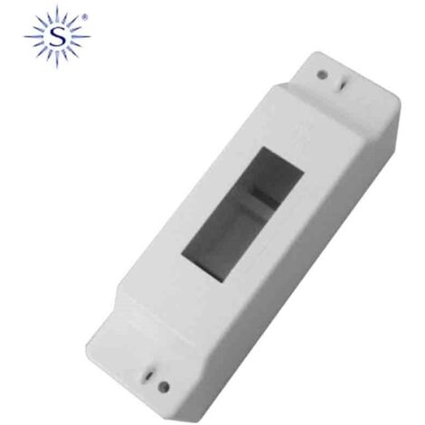 Boîte de distribution 1 élément blanc 40x140x58mm Solera 689B