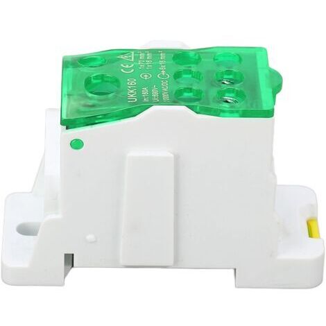 Boîte de distribution de bornes, jonction de puissance de bloc de rail DIN 690 V 160 A, pour l'électricité verte