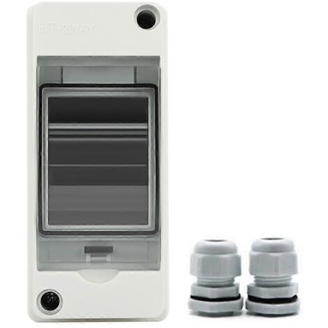 Boîte de distribution étanche HT-2 IP65 pour disjoncteurs MCB et boîtier de jonction solaire