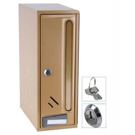 Boîte de distribution Vert 1P avec porte en bronze
