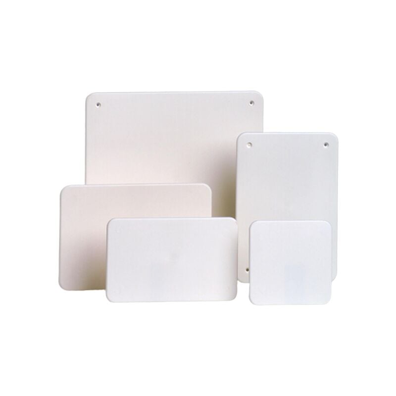 IDE - Boîte de dérivation à sceller avec cache en plastique blanc - Dimensions boite et couvercles - Couvercle pour CT3252 + CT536
