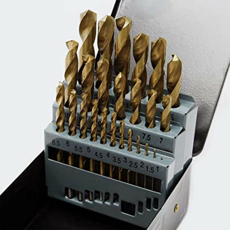 Boite de forets split point 1 a 13 mm 25 forets hss 4241 affutage en croix