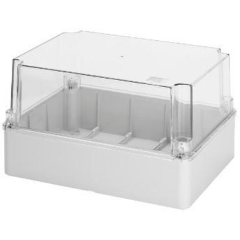 Boîte de Gewiss d'extérieur avec couvercle transparent 190x140x140 GW44437
