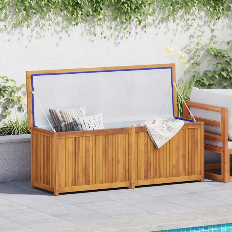 Boîte de jardin-Coffre de rangement-Stockage Rangement 150x50x55 cm Bois massif de teck 665878