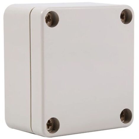 Boîte de jonction, Boîte de Derivation, Boitier electrique etanche, Boîtier de projet ABS IP65, DIY Boîte de câblage, pour les équipements électriques intérieure et extérieure (65  60  35mm)