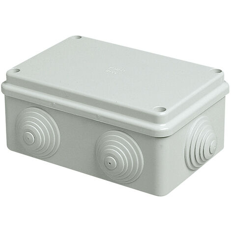 oeillets Weatherproof adaptable Boîtier Boîte De Jonction 150x110x70mm IP55 blanc