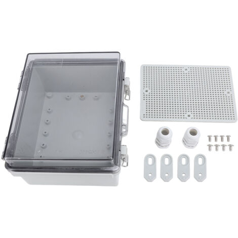 Boîte de jonction électrique, couvercle transparent, résistant à l'eau IP67, pour alimentation électronique, équipement Satellite