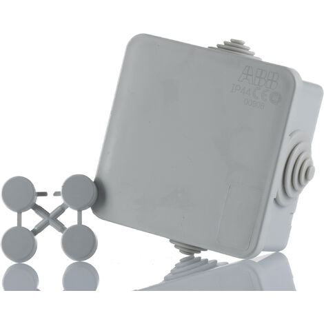Boîte de jonction en Thermoplastique 75 x 75 x 48mm, IP44 ( Prix pour 1 )