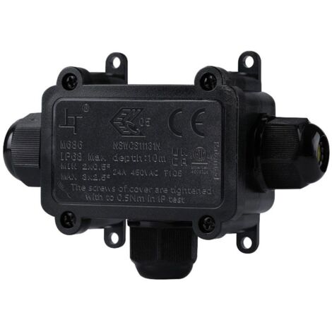 Boîte de jonction étanche en T - IP68 - 0,5 - 2,5mm²