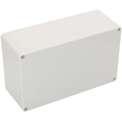 Boîte de jonction étanche IP65, boîtiers électriques en plastique ABS, boîtier de projet électronique DIY, boîtier d'alimentation blanc
