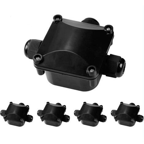 Boîte de jonction étanche IP68 pour éclairage public à LED, éclairage enterré, jointoiement de l'éclairage extérieur, boîte étanche T-Tee, 5pcs
