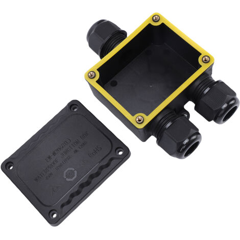 Boîte de jonction extérieure pour câbles électriques, couvercle de protection et d'entrée de câbles multiples, étanche IP68, pour multiprise, prise, minuterie, guirlandes lumineuses, M2068 3Y 5 14 mm