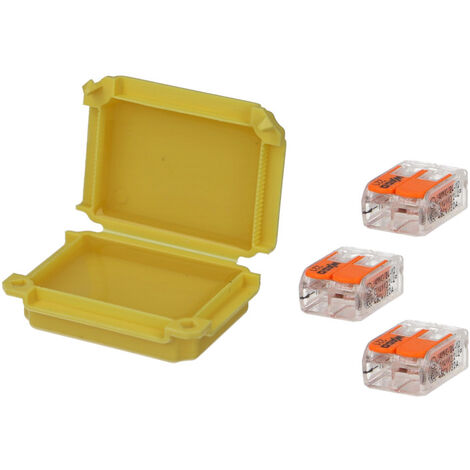 Boite de jonction isolante "gel" avec 3 bornes Wago 2 entrées