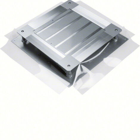Boîte de jonction l486xL486 acier 290mm avec jupes p hauteur de chape 75-125mm (UDB2075125)