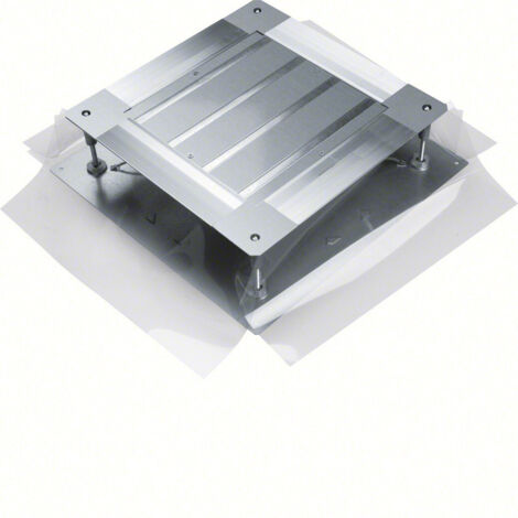 Boîte de jonction l486xL486 acier 290mm avec jupes pour haut de chape 120-170mm (UDB2120170)