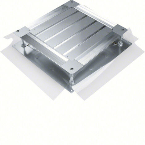 Boîte de jonction l556xL556 acier 340mm avec jupes pour haut de chape 120-170mm (UDB3120170)