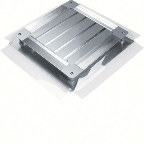 Boîte de jonction l556xL556 acier 340mm avec jupes pour haut de chape 75-125mm (UDB3075125)