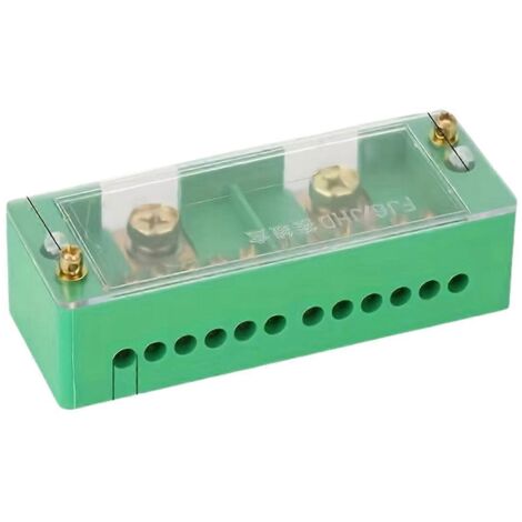Boîte de jonction monophasée Fj6 12 pour exportation, bornier en laiton