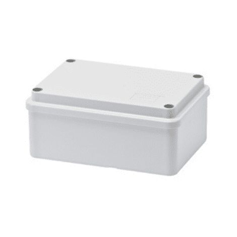Boîte de jonction rectangulaire boîte étanche avec couvercle et vis métalliques 150x110x70mm à parois lisses IP56 FAEG - FG13505