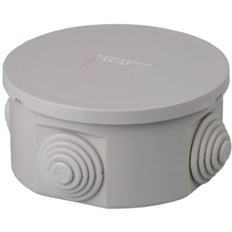 Boîte de jonction Ronde Master avec Passe-câble IP55 Gris M03001