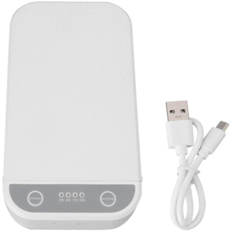 Boîte de Nettoyage UVC pour Téléphone, Lunettes et Bijoux - Stérilisateur Multifonction