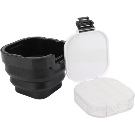 Boîte de Palette de Peinture Étanche 16 Puits avec Seau Nettoyant Escamotable et Joint en Silicone pour Artistes Débutants et Experts
