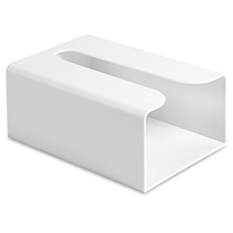 [Boite de papier toilette murale] + Boite de papier toilette mural + innovant + capacité 268g - Blanc
