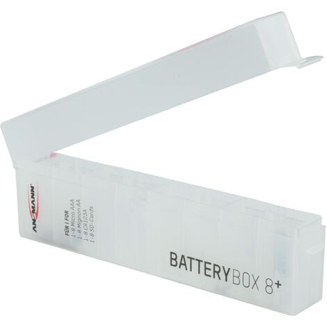 Boîte de piles LR3 (AAA), LR6 (AA), CR 123 Ansmann 4000033 (L x l x H) 160 x 22 x 55 mm A37895