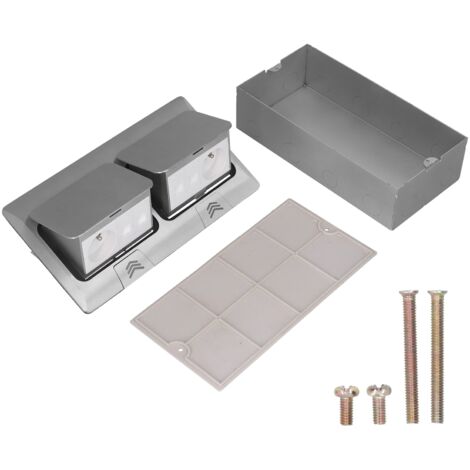 Boîte de Prise de Sol Électrique avec Ports USB, Station de Recharge Rapide 250V 16A, Connexion Multiprise Sécurisée