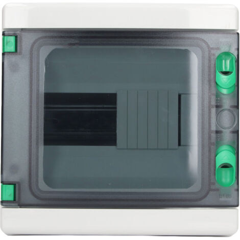 Boîte de Protection 8 Voies IP65 Étanche pour Disjoncteurs sur Rail DIN - Intérieur/Extérieur