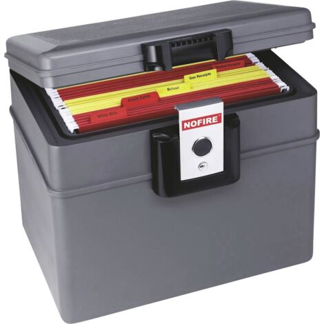 Boîte de protection contre l'incendie NOFIRE FA-2037FE 2037FE protégé contre l'incendie, étanche, avec dossier suspendu avec serrure à clé Y852362