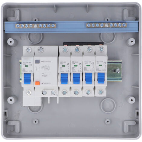 Boîte de protection étanche 4 disjoncteurs MCB 230V pour véhicules de loisirs