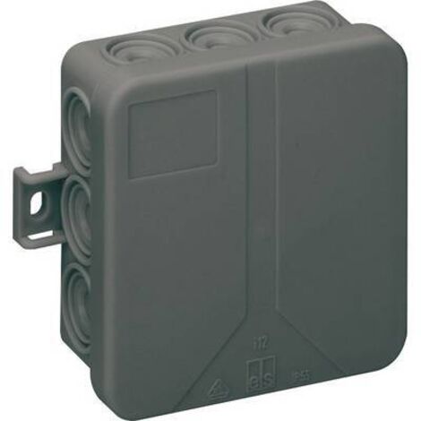 BOÎTE DE RACCORDEMENT SPELSBERG 33221201 (L X L X H) 85 X 85 X 37 MM NOIR IP55