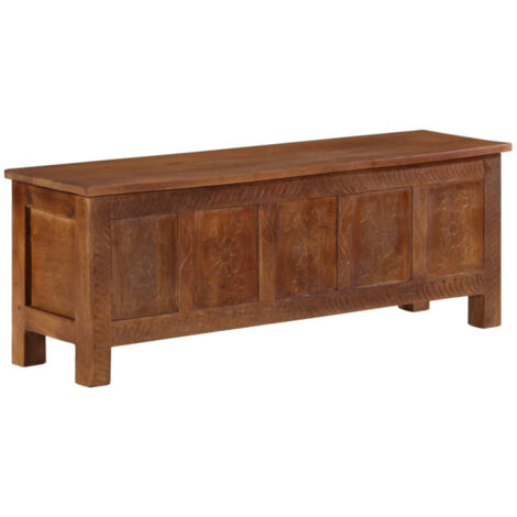 Boîte de rangement 110x30x40 cm Bois de manguier solide