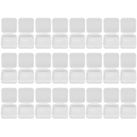 Boîte de rangement 24 cases pour perles, bijoux et accessoires - Organisateur transparent avec couvercle