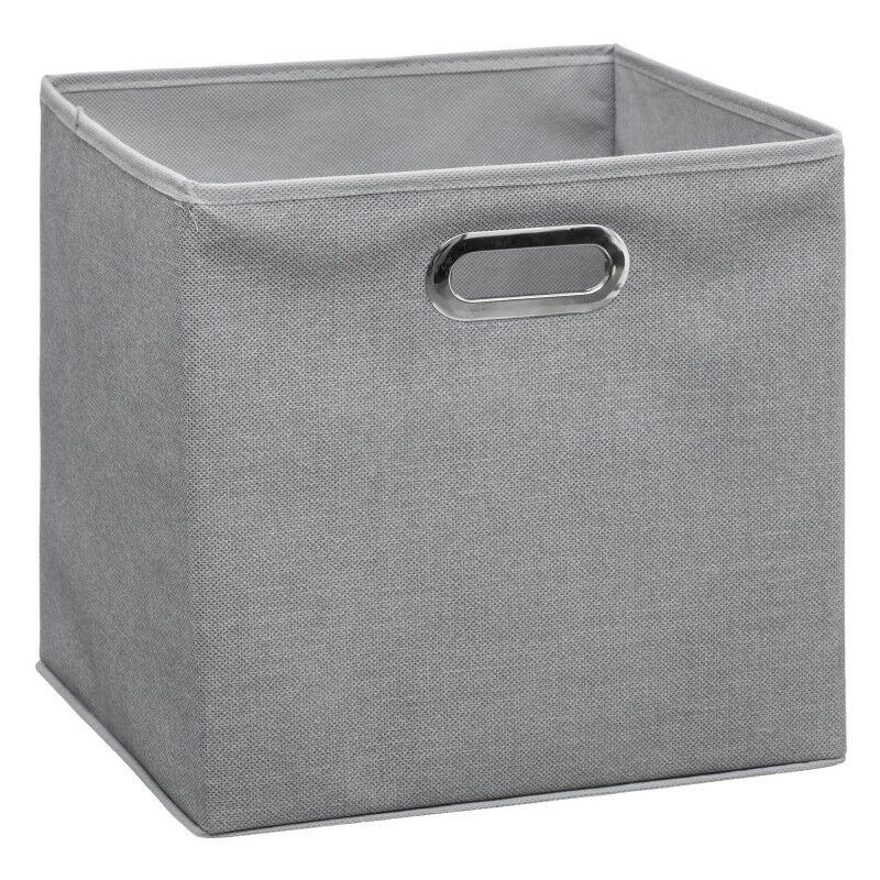 Boite de rangement 31 x 31 x 31 cm Atmosphera Gris Chiné