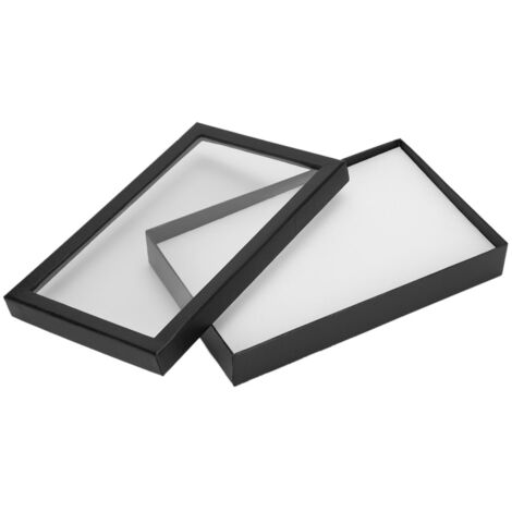 Boîte de Rangement 36 Emplacements pour Bijoux Écrin à Bagues Boucles d'Oreilles