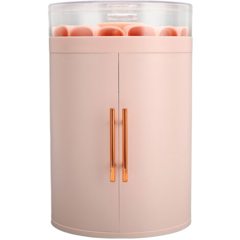 Boîte de Rangement 5 Étages Grande Capacité pour Bijoux, Faux Ongles et Cosmétiques Rose