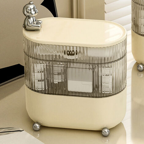 Boîte de Rangement à Cordons Plastique Organiseur Cosmétique Bureau Maison Accessoires Multifonction Partition Modèle SM-100
