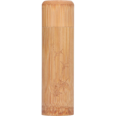 Boîte de Rangement à Thé en Bambou Portable pour Café, Noix et Fèves - Modèle 2