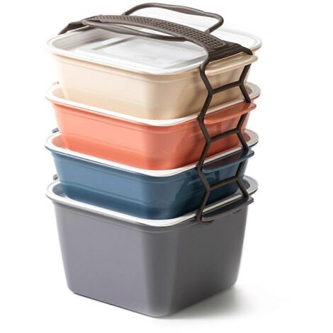 Boîte de Rangement Alimentaire 4 Étages pour Enfants - Idée Cadeau Pratique