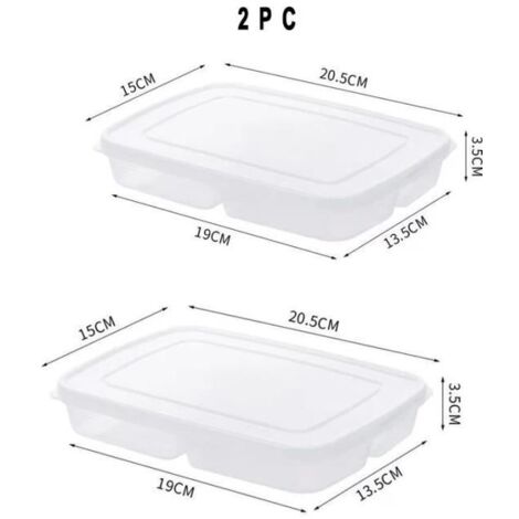 Boîte de rangement alimentaire sous vide - Portable réfrigérateur congélateur - Blanc