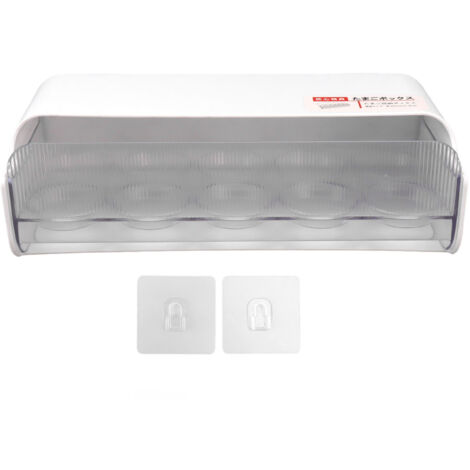 Boîte de Rangement Alimentaire Transparente pour Réfrigérateur - 10 Compartiments pour Œufs et Aliments, Organisateur de Tiroir Hygénique