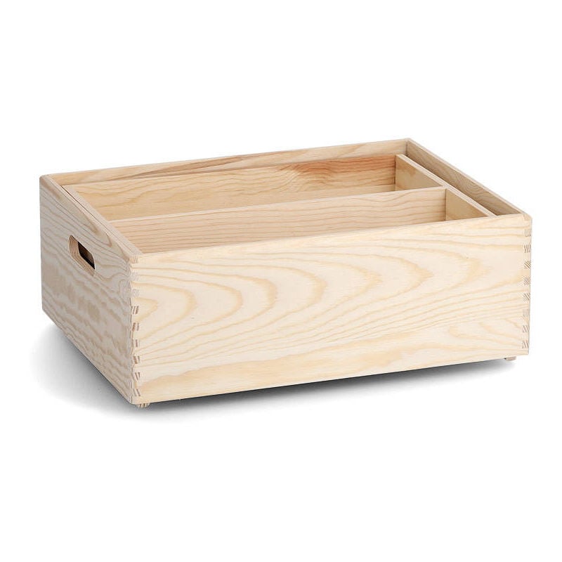 Boîte de rangement avec compartiments amovibles, 40 x 30 x 15 cm