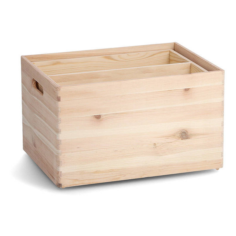 Zeller - Boîte de rangement avec compartiments amovibles, 40 x 30 x 24 cm