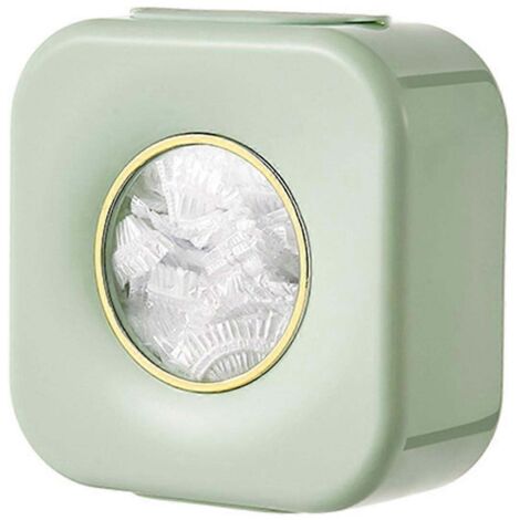 boîte de rangement avec couvercle alimentaire jetable, autocollant invisible, à fixer au mur, côté réfrigérateur. Outil de cuisine pour la salle de bain.