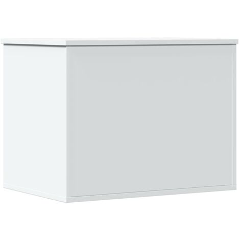 Boîte de rangement blanc 60x42x46 cm bois d'ingénierie CFW402695
