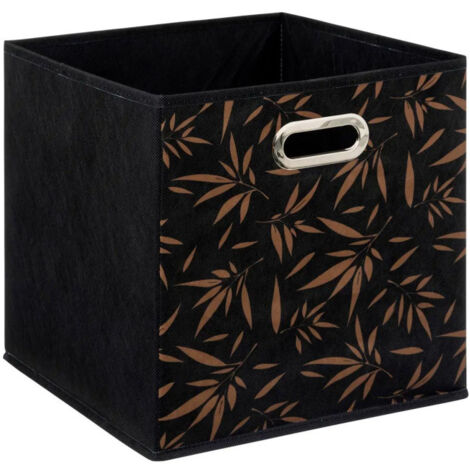 Boîte de Rangement "Casual" 31x31cm Noir