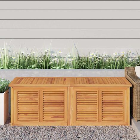 Boîte de rangement  Coffre de rangement jardin et sac 150x50x53 cm bois massif teck MCYMH575007